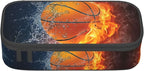 Cool Basketball Ball Pencil Case Big Capacity Storage Pencil Pouch Stationery - Image 2