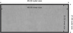 Amanti Art Black Framed Magnetic Board 21x49 Oversize Vision Board - Image 4