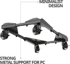 Bytesium PC Tower Stand – Metal Frame – Adjustable Width and Length – 4 Locking - Image 7