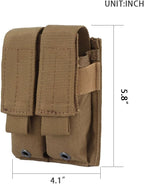 EXCELLENT ELITE SPANKER Molle Single/Double Pistol Mag Pouch Tactical Magazine - Image 2