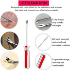 Upholstery Staple Remover Tack Puller Nail Remover Tool Set Nail Puller Plier - Image 6