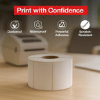 Direct Thermal Labels Roll 2-1/4" x 1-1/4", 10 Rolls, Compatible - Image 5