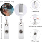 1-100 PCS Custom Frosted Surface Badge Reel - Image 2