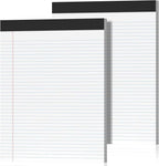 2 Pack Legal Pads 8.5 x 11 College Ruled Note Pads 8.5 x 11 Notepads 8.5 x 11 by Nichela