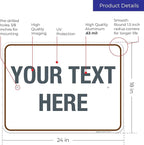 Custom Sign, Personalized Metal Signs, Customize - Image 3
