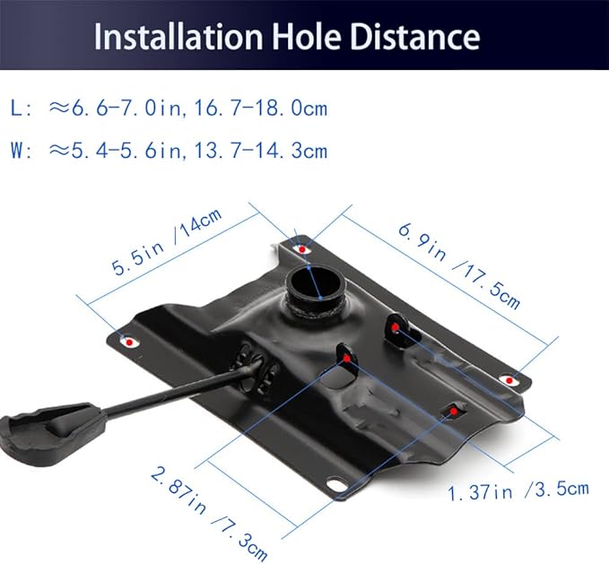 Gjpwyfdc Office Chair Tilt Mechanism Replacement, 6.9'' X 5.5''- - Image 2