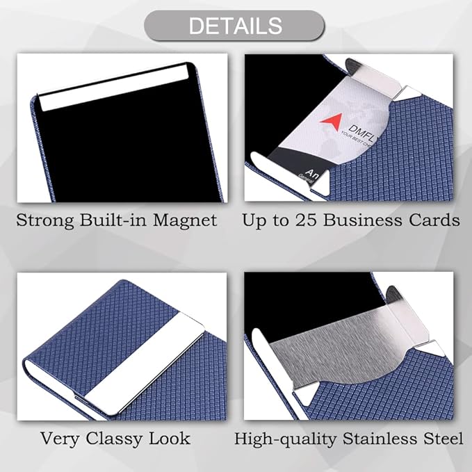 DMFLY Business Card Holder for Women & Men - Image 6