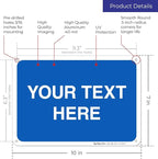 Personalized Custom Blue Background Customize - Image 3