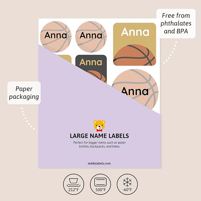 Large Name Labels for Kids - Image 3