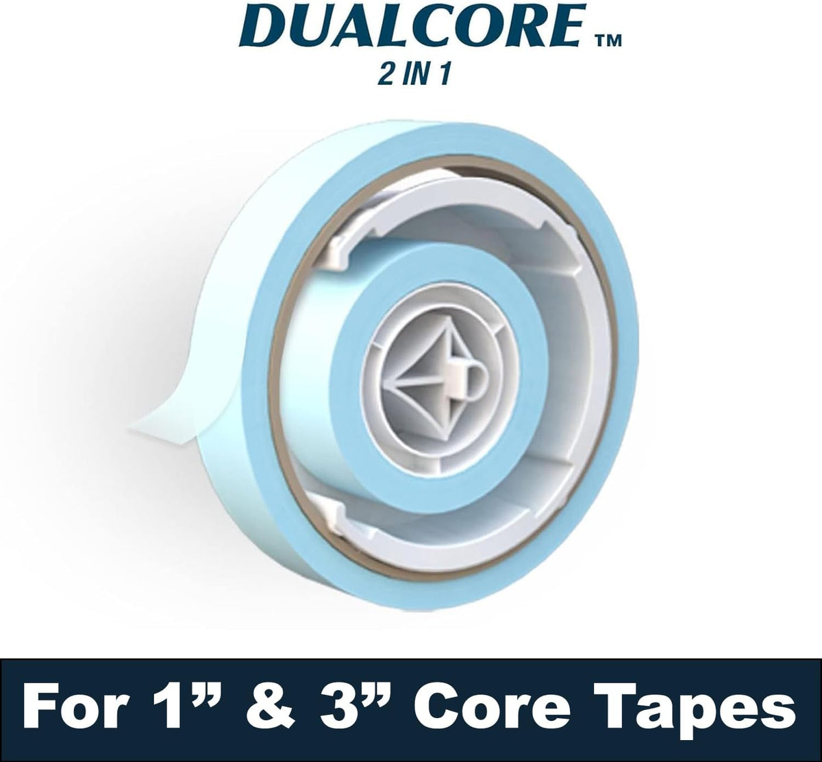 MDJ by Excell Desktop Tape Dispenser (Fits 1" + 3" Core) with Heavy...