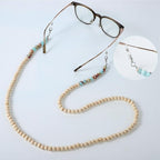 Teacher Lanyard with ID Holder Cute Wooden Beaded Lanyards - Image 3