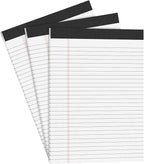 AILZFEI 3 Pack Legal Pads 8.5 x 11 inch Notepad, 30 Sheets per Note Pads Wide by Unknown