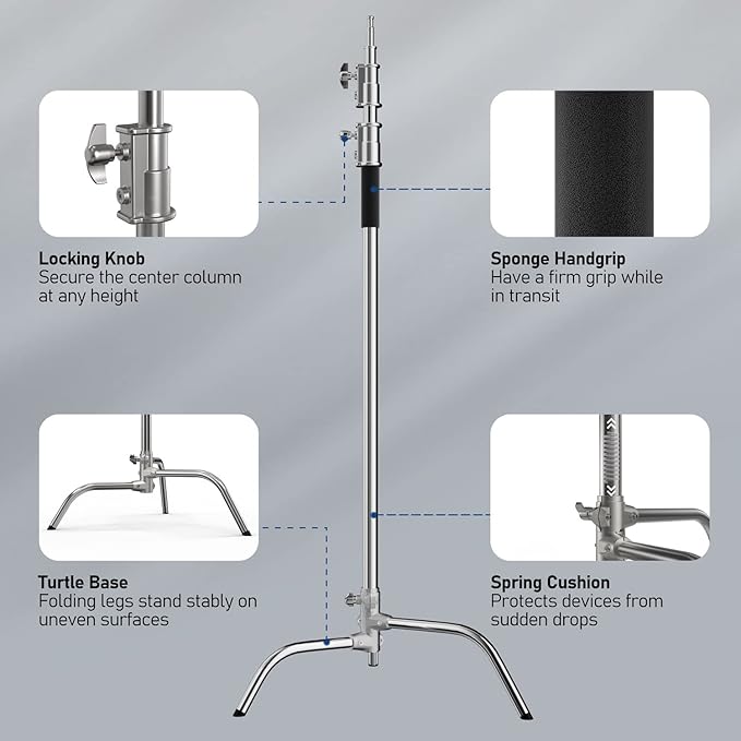 2 Pack Photography C Stand - Image 5
