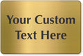 SmartSign Custom Brass Sign
