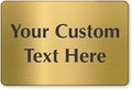 SmartSign Custom Brass Sign by SmartSign