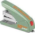AFMAT Effortless Stapler for Desk, 50 Sheet Capacity, Low Force, Built-in by AFMAT