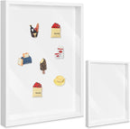 Vicenpal 1 Pcs Large Magnetic Board 16" x 12" Magnet Display Board Removable by Vicenpal