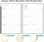 2026 Planner - Planner 2026 from January 2026 - December 2026, Weekly & Monthly - Image 3
