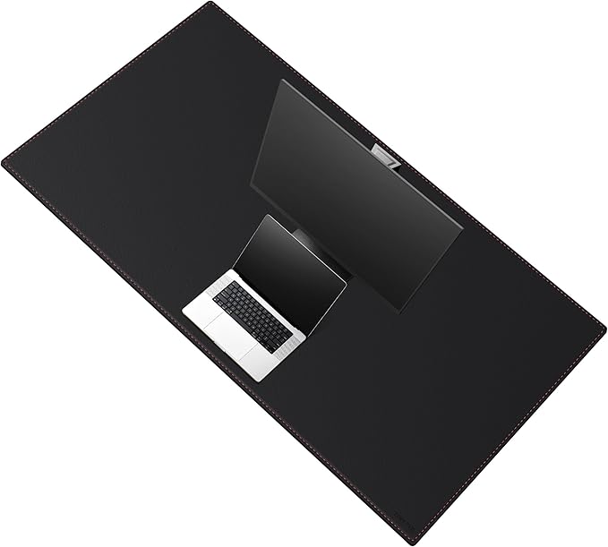 ZORESYN 59.1"x27.6" Leather Desk Pad Protector, Large Mouse Pad, Executive by ZORESYN