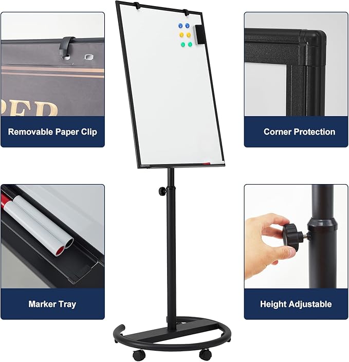 TSJ OFFICE Mobile Whiteboard Standing - Image 4