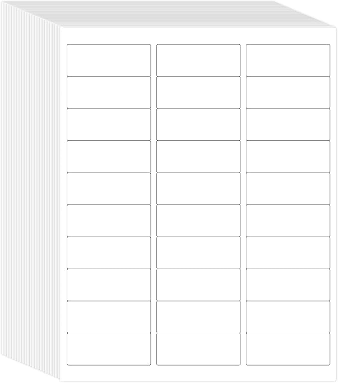 L LIKED Printable Address Labels, 15000 Labels, 30 per Sheet, Blank Mailing by LLIKED