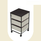 CASUNER Small Cabinet with Drawers Rolling 3 Drawer Mobile File Cabinet by CASUNER