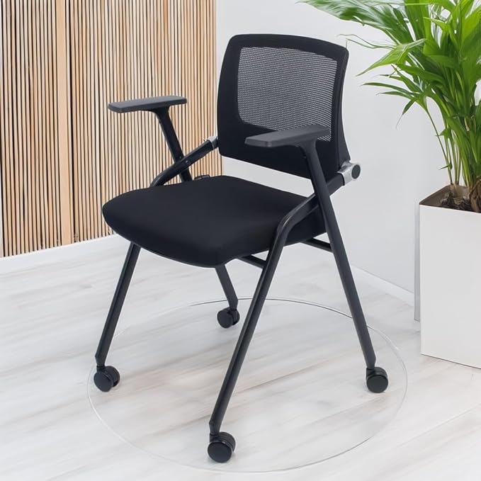 SLKJChr 4 Pack Foldable Office Chairs - Image 2