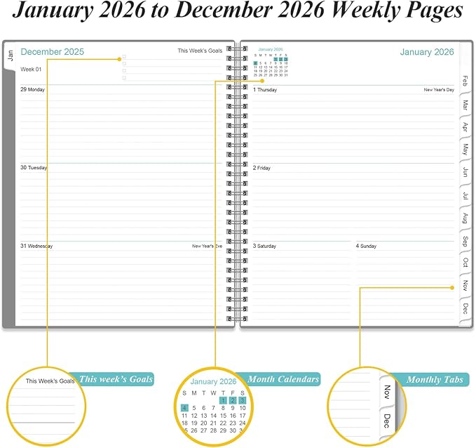 2026 Planner - Planner 2026 from January 2026 to December 2026 - Image 3