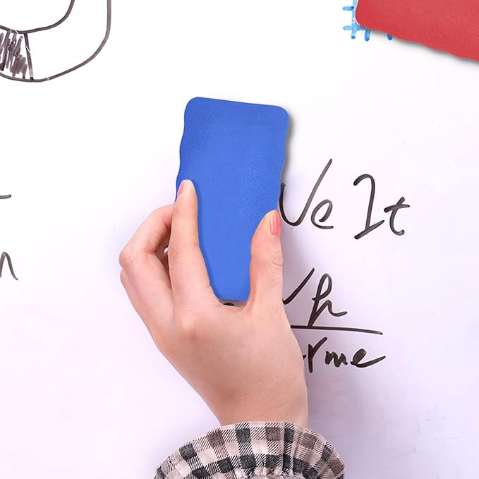 JEFURE 16 Pcs Dry Erase Erasers, Magnetic Whiteboard Eraser, Magnetic Eraser - Image 5