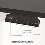 FLEXISPOT E6 3-Stage Dual Motor 60 x 24 Electric Standing Desk Sit Stand Up Desk - Image 4