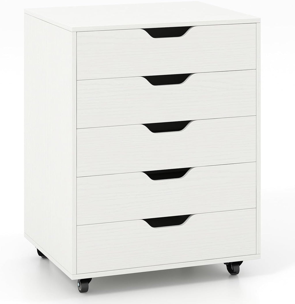 Giantex 5-Drawer Mobile Storage Cabinet