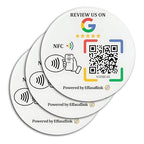 Epoxy Sticky Card with NFC Chip & QR Code by Effasaflink