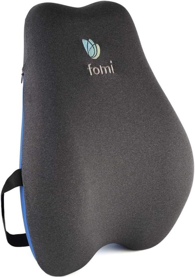 FOMI Extra High Back Lumbar Support Pillow | Thick Thoracic Foam Pad by FOMI