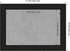 Amanti Art Black Framed Magnetic Board 15x21 Small Vision Board - Image 4