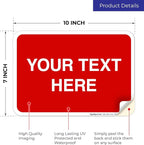 Personalized Custom Red Background Customize - Image 2