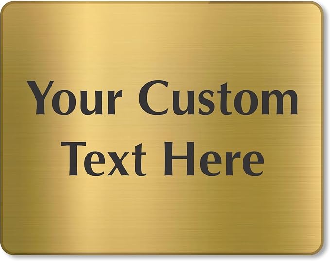 SmartSign Custom Brass Sign - Image 6