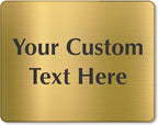SmartSign Custom Brass Sign - Image 6