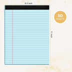 Legal Pads 8.5 x 11, 12 Pack Colored Note Pads 8.5 x 11 Pink Notepad 8.5 x 11 - Image 2