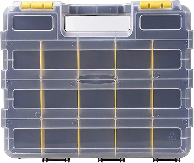 AIDY-PRO Hardware Organizer Box 34 Compartments Small Parts Organizer - Image 7