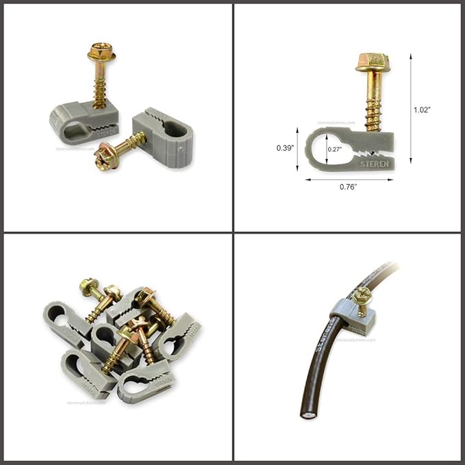 STEREN Coaxial Cable Clips - Image 3