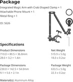 SMALLRIG Desktop Clamp Magic Arm Kit - Image 9