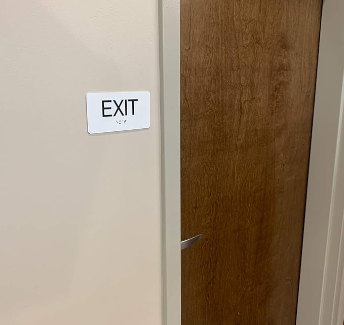ADA Compliant Sign with Braille - Image 3