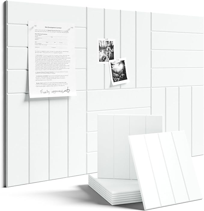 Large Felt Bulletin Board 36"x24" Cork Board Alternative by FLUXYNARA