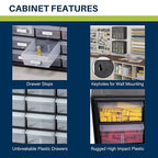 Akro-Mils 24-Drawer Plastic Drawer Storage Cabinet - Image 4