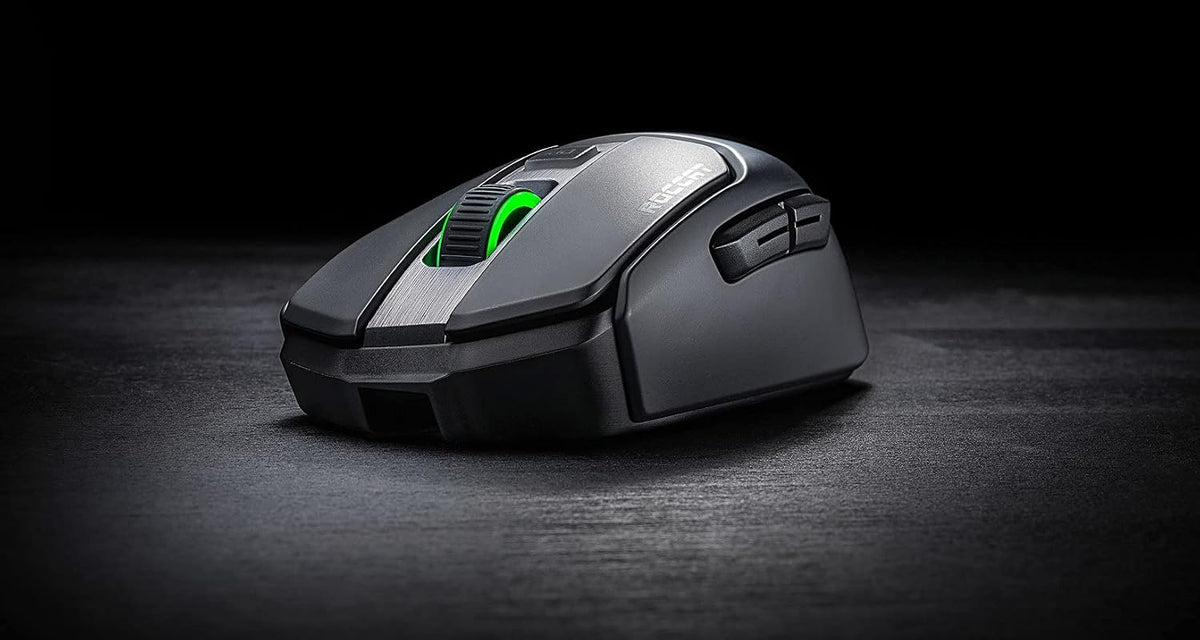 ROCCAT Kain 200 Wireless PC Gaming Mouse, AIMO RGB Backlit Lighting, Owl-Eye ...