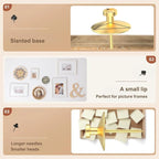 50pcs Gold Thumb Tacks for Picture Hangers - Image 3