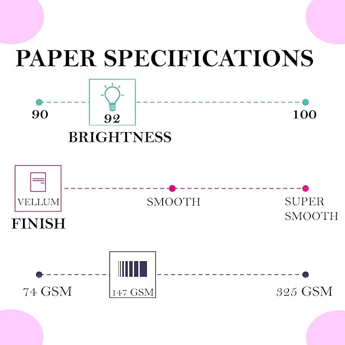 Print It - Vellum Bristol Colored Cardstock Cover Paper, 67 Lb, 8.5" X 11” - Image 3