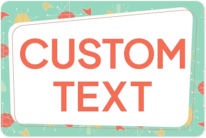 Custom Sign, Custom Street Sign, 11 Font Colors, 13 Font Styles, 4 Hole Options by MySignCenter