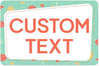 Custom Sign, Custom Street Sign, 11 Font Colors, 13 Font Styles, 4 Hole Options by MySignCenter