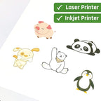 200 Sheets, Printable White Sticker Paper, Laser/Inkjet Printing - Image 6